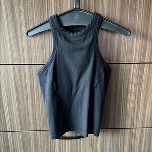 Lululemon Black Fitted Crop Tank Top
